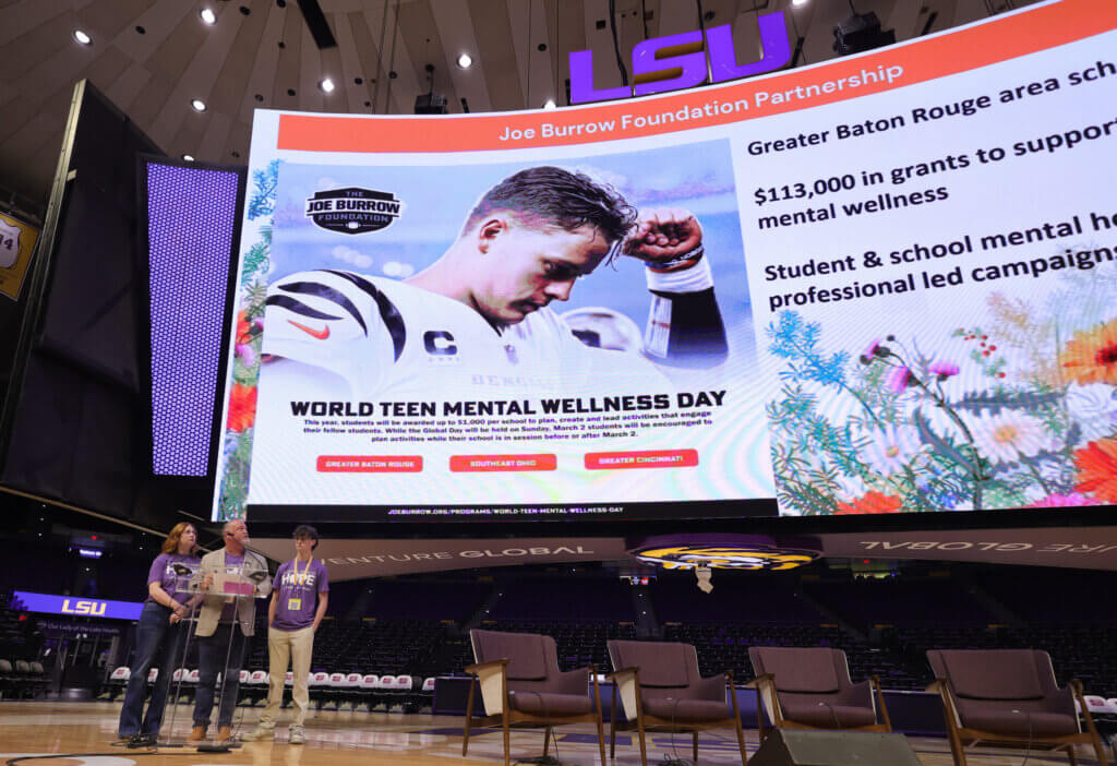 The Joe Burrow Foundation is proud to have supported the 3rd Annual Planting Seeds of Hope event Tuesday, February 24, at the LSU Pete Maravich Assembly Center (PMAC).